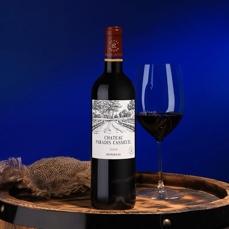 拉菲(lafite)凯萨天堂古堡 波尔多干红葡萄酒 750ml 红酒单瓶装