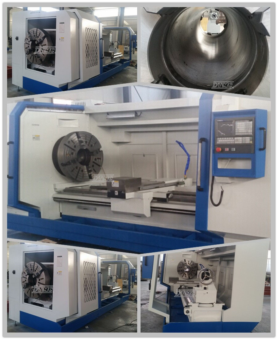 数控管子螺纹车床qk1322双卡盘数控车床重型螺纹加工山东数控车床