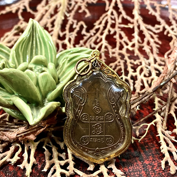 舍玛商贸2515龙婆yam大师自身含金壳及gpra卡现货包邮泰国佛牌