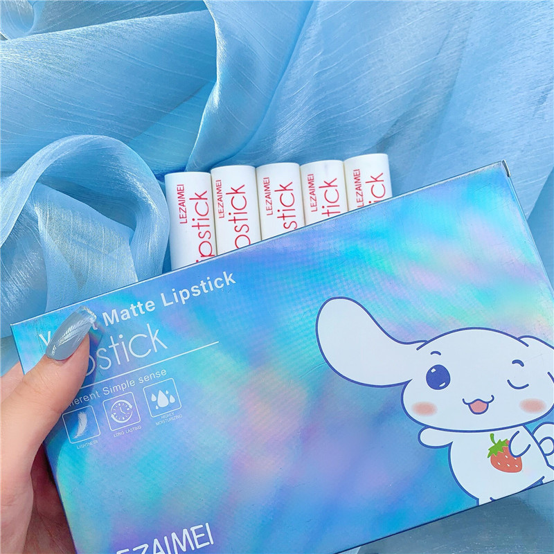 乐在美玉桂狗丝绒口红套盒学生党素颜评价滋润保湿显白高颜值套装