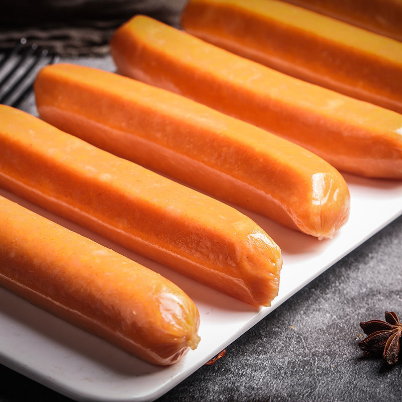 脆骨烤肠批发奥尔良味脆骨肠热狗香肠脆皮肠油炸火腿肠台湾烤香肠
