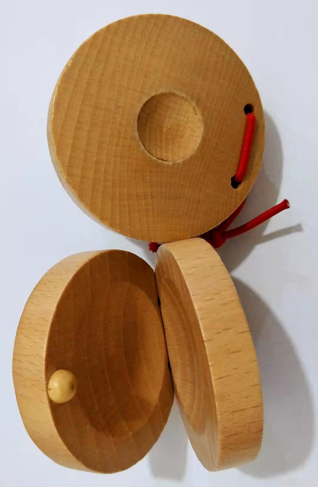 儿童打击乐器圆舞板 榉木元舞板,响板 儿童响板