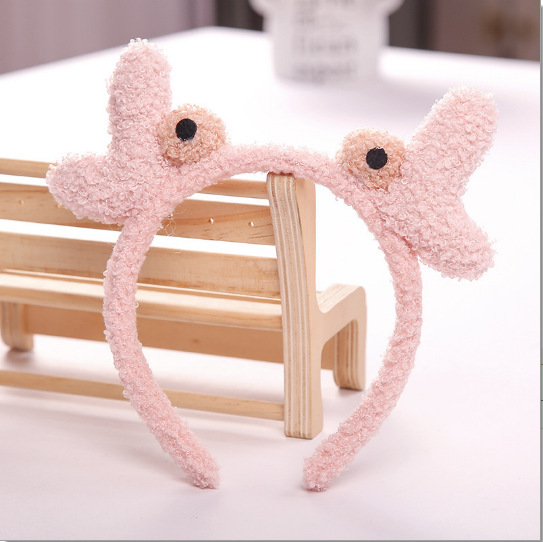 韩国可爱猫耳朵发箍女洗脸毛绒绒发卡简约超萌少女心发饰发带头箍