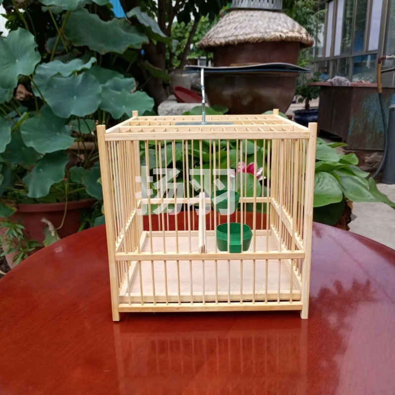 扬羽鸟笼清场处理绣眼笼贝子柳莺笼文鸟笼20见方小鸟笼纯手工制作
