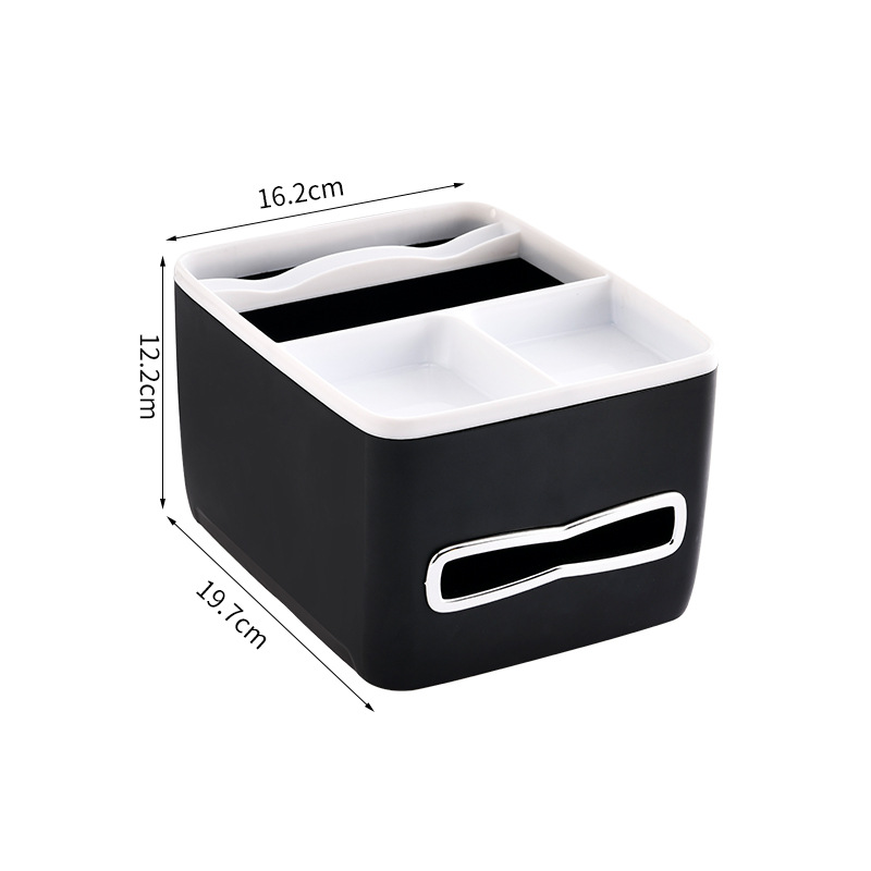 Two-in-One Armrest Hook Seat Car Partition Storage Box Strap Water Cup Holder Car Trash Can Tissue Box