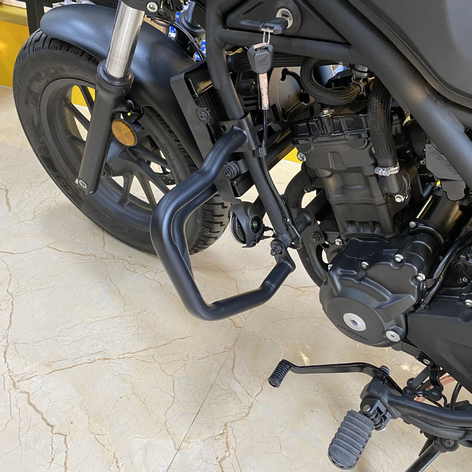 摩托车改装件适用本田cm300 改装护杠 前保险杠发动机 防摔杠配件