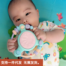 宝宝音乐手拍鼓玩具婴儿早教益智摇铃3-6-12个月儿童拍拍鼓串珠鼓