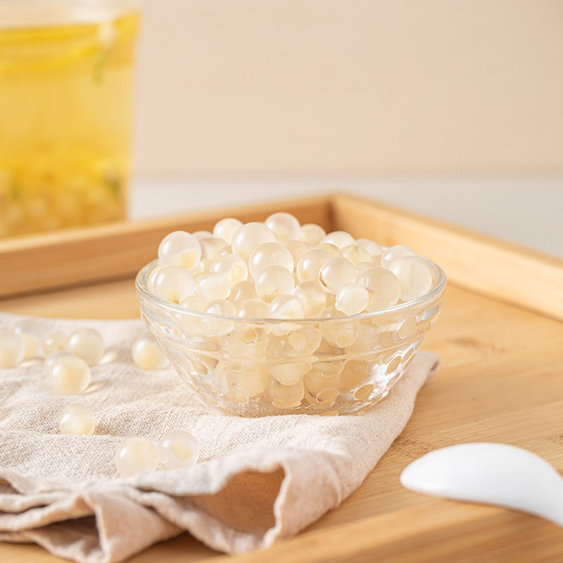 马蹄爆爆珠闪光蛋奶茶店小料甜品配料青稞红豆浆夹心珍珠圆速卖通