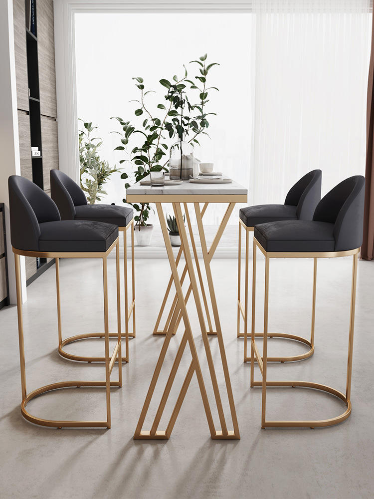 采购2022秋靠窗隔断桌吧台桌商用餐饮洽谈桌休闲吧酒吧台组合吧台椅