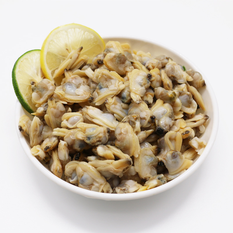 百盛千鲜冻煮杂色蛤肉花甲肉 冷冻花甲肉 蛤蜊花蚬子1kg*10包