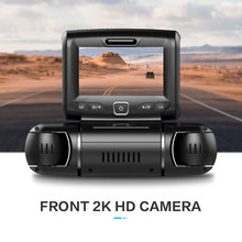 跨境新款2K高清行车记录仪4路带GPS相机WIFI摄像机前后左右镜头