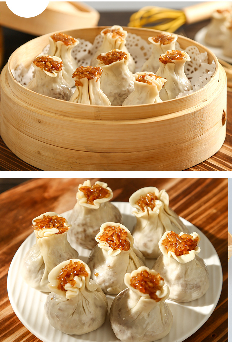 批发手工速冻烧卖蛋黄烧卖糯米烧麦大个鲜肉烧卖营养早餐一件代发