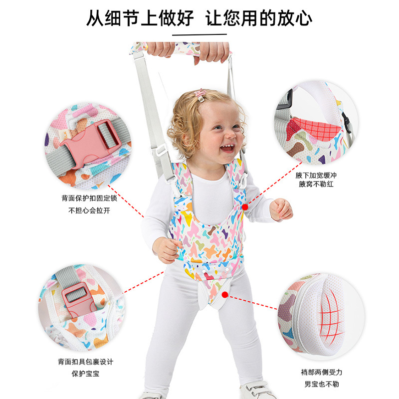 Happy Walk New Baby Walking Wings Baby Toddling Walk Multi-Functional Anti-Strangulation Drop-Resistant Traction Belt Suit