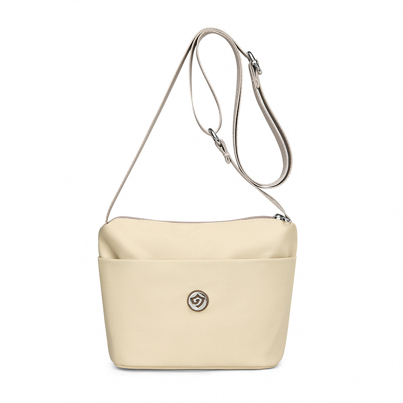 new korean style urban simple pure color all-matching casual shoulder messenger bag large capacity commuter phone bag for women