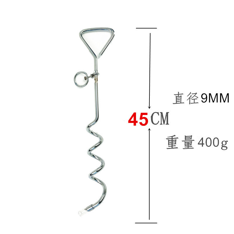 Outdoor Camping Dog Pile Pet Traction Rope 360 Degrees Movable Fixed Bolt Plated Luo Ground Pile Universal Dog Nail