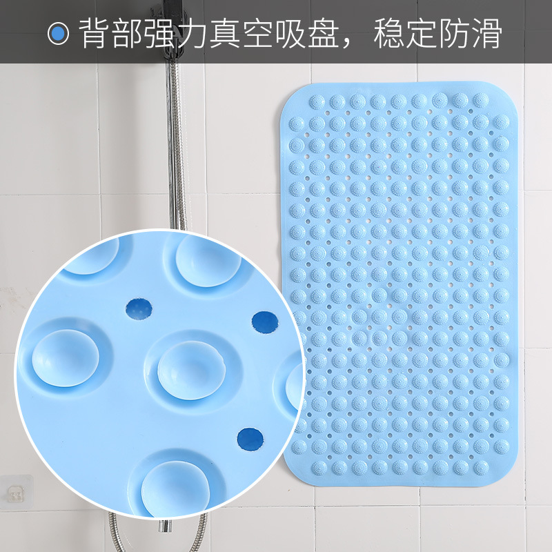 Bathroom Non-Slip Mat Hotel PVC Suction Disc Floor Mat Home Bath Bathtub Mat Toilet Toilet Massage Foot Mat