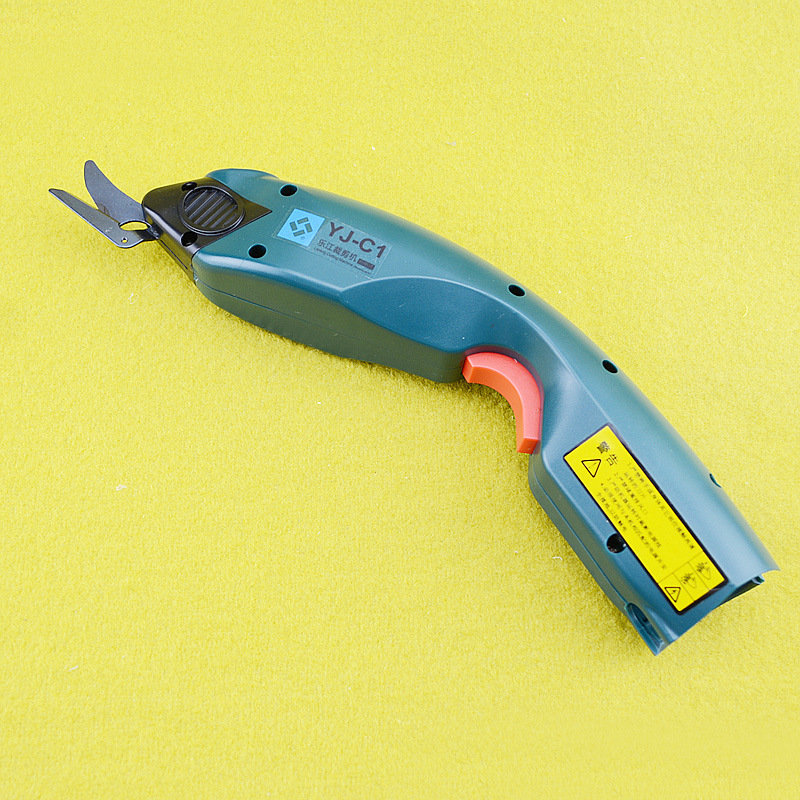 乐江yj-c1电动剪刀手持充电裁布服装裁剪刀 布料修边皮革电剪