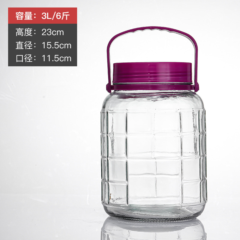 泡酒玻璃瓶专用酒桶带龙头装杨梅空瓶酒罐果酒食品级酒瓶子密封罐