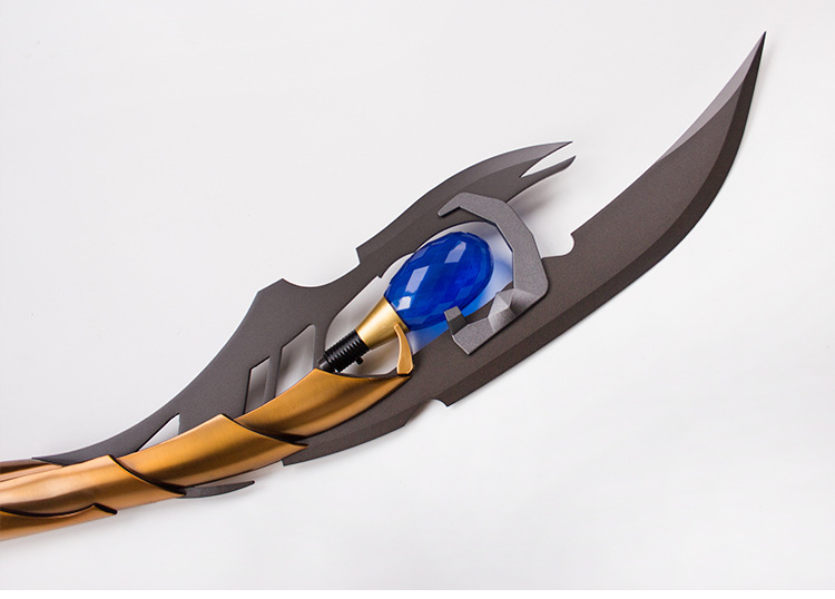 复联4洛基权杖1比1无限心灵原宝石容器全金属法杖cos武器道具模型