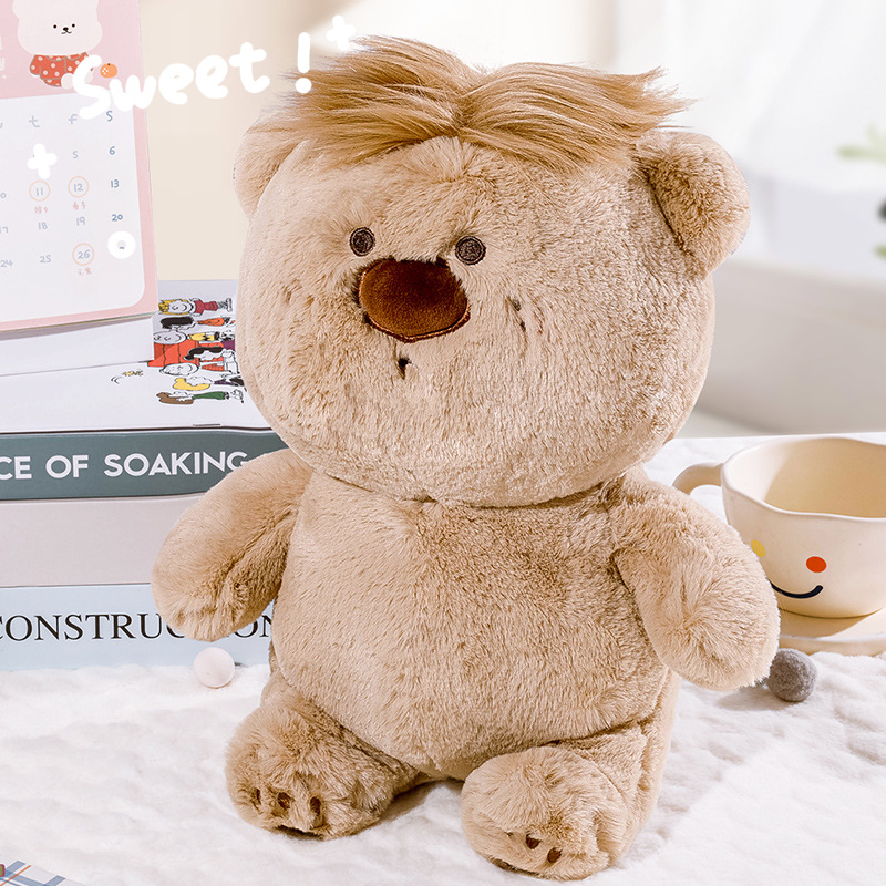 Saite Dudu Three Fat Bear Plush Toy Bear Doll Cute Children's Ragdoll Creative Birthday Gift
