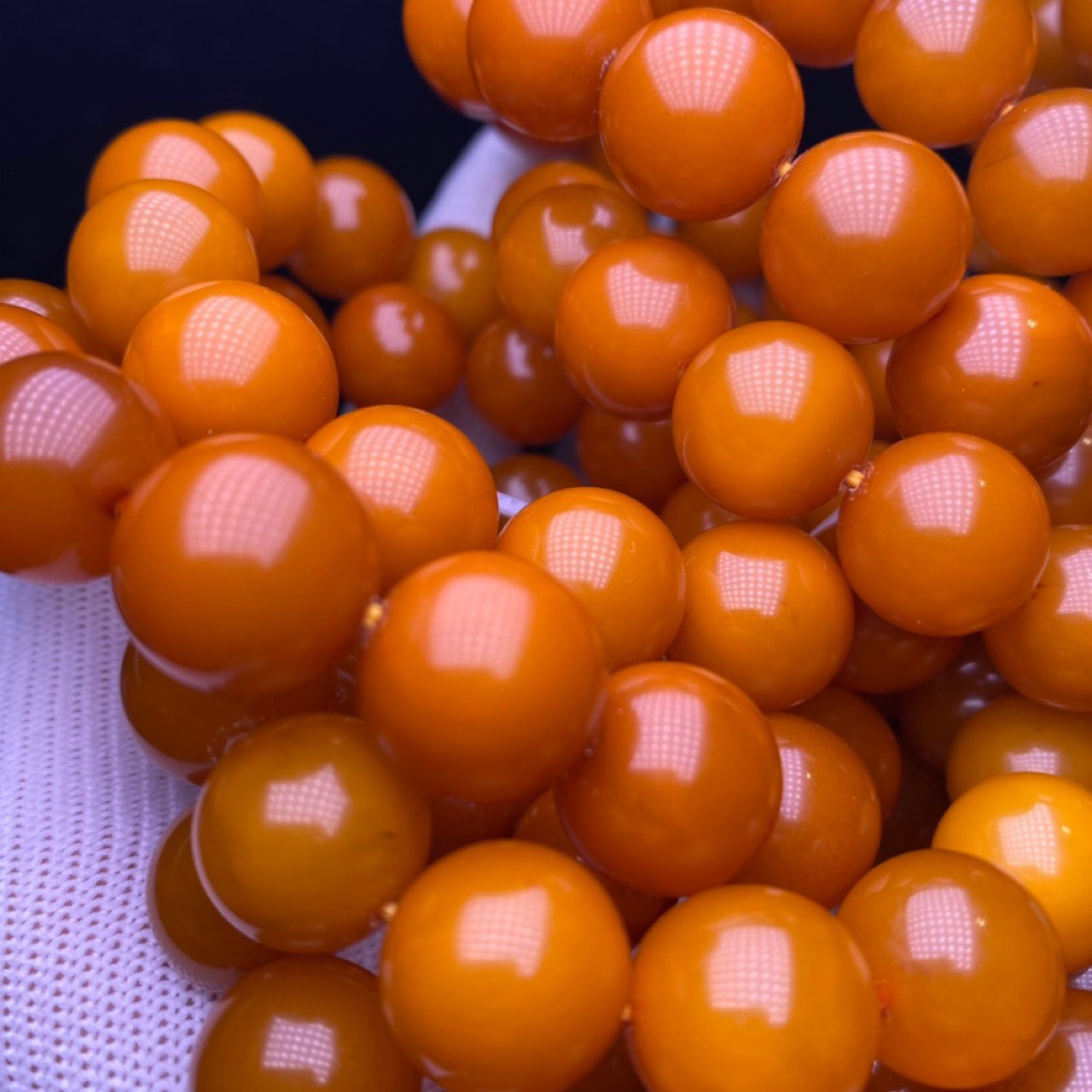 纯天然蜜蜡 西亚回流老蜡 手串 蜡质浓郁 古色古香