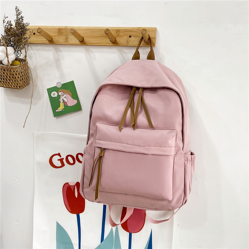 Backpack Korean Style 2021 New Four Seasons Simplicity Large Capacity Bag Casual Fashion School Bag Western Style Lady Bag