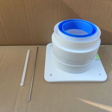 卫生间双开止回阀 浴霸排风换气阀小止逆阀 80 100 110 口径通用