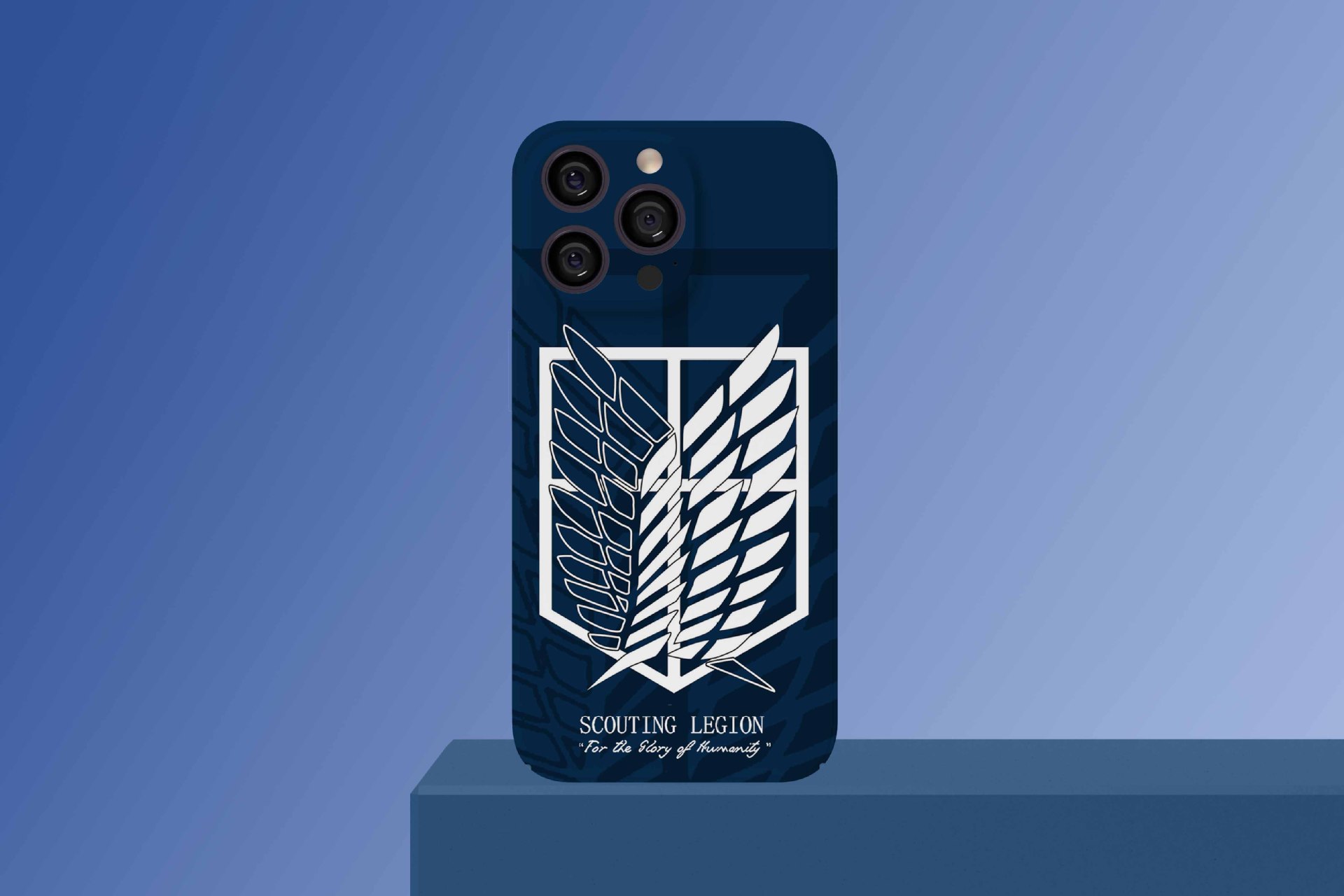 进击的巨人自由之翼菲林硬壳适用oppovivo红米华为苹果15手机壳潮