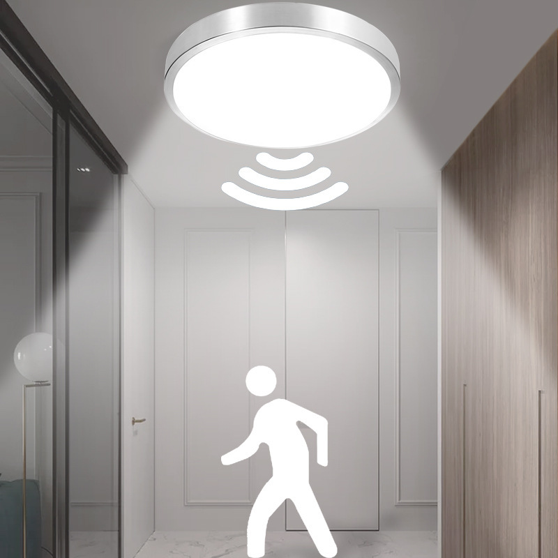 感应楼道雷达楼梯灯车库走廊声控灯过道吸顶灯人体感应人体感应