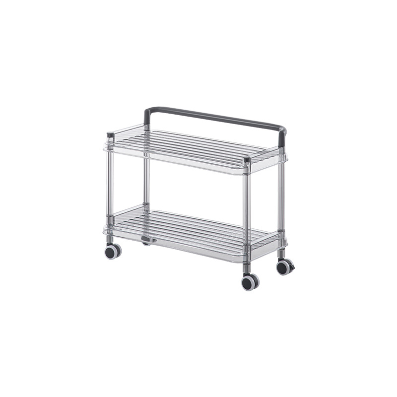 2023 New Multi-Layer Household Multi-Functional Dormitory Sundries Organizing Simple Storage Rack with Wheels