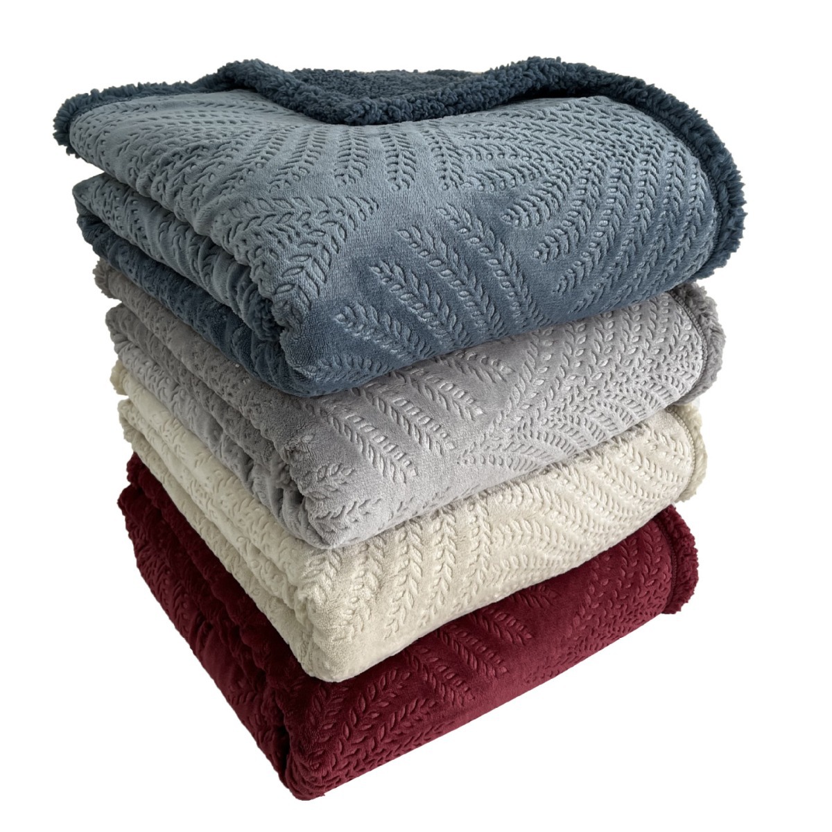 1688爆品压花法兰绒毯冬季舒棉绒盖毯办公午休空调珊瑚绒午睡毯