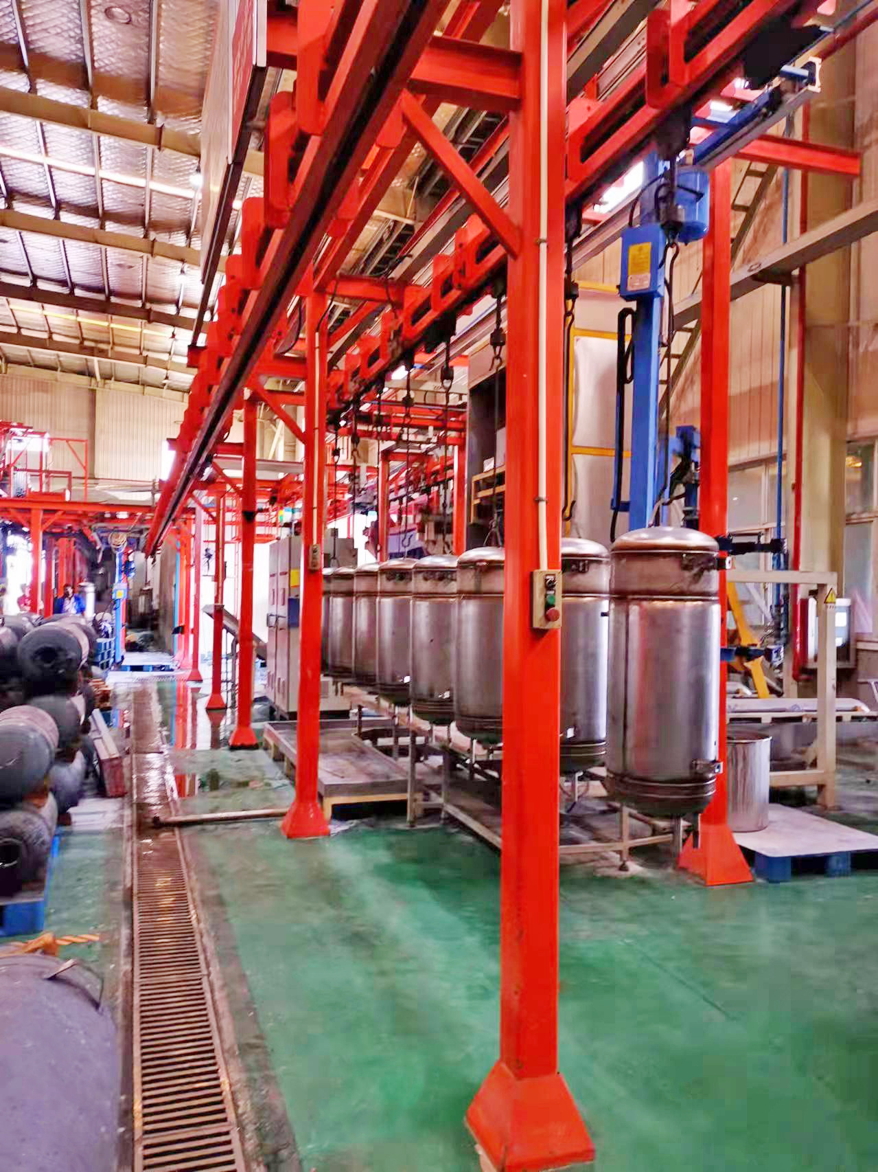 厂家供应积放链喷涂设备 涂装悬挂喷塑喷漆线 积放式涂装生产线