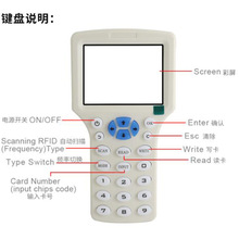 ID IC卡复制器门禁卡电梯卡感应配匙机M1卡读写器YH-300CD英文机