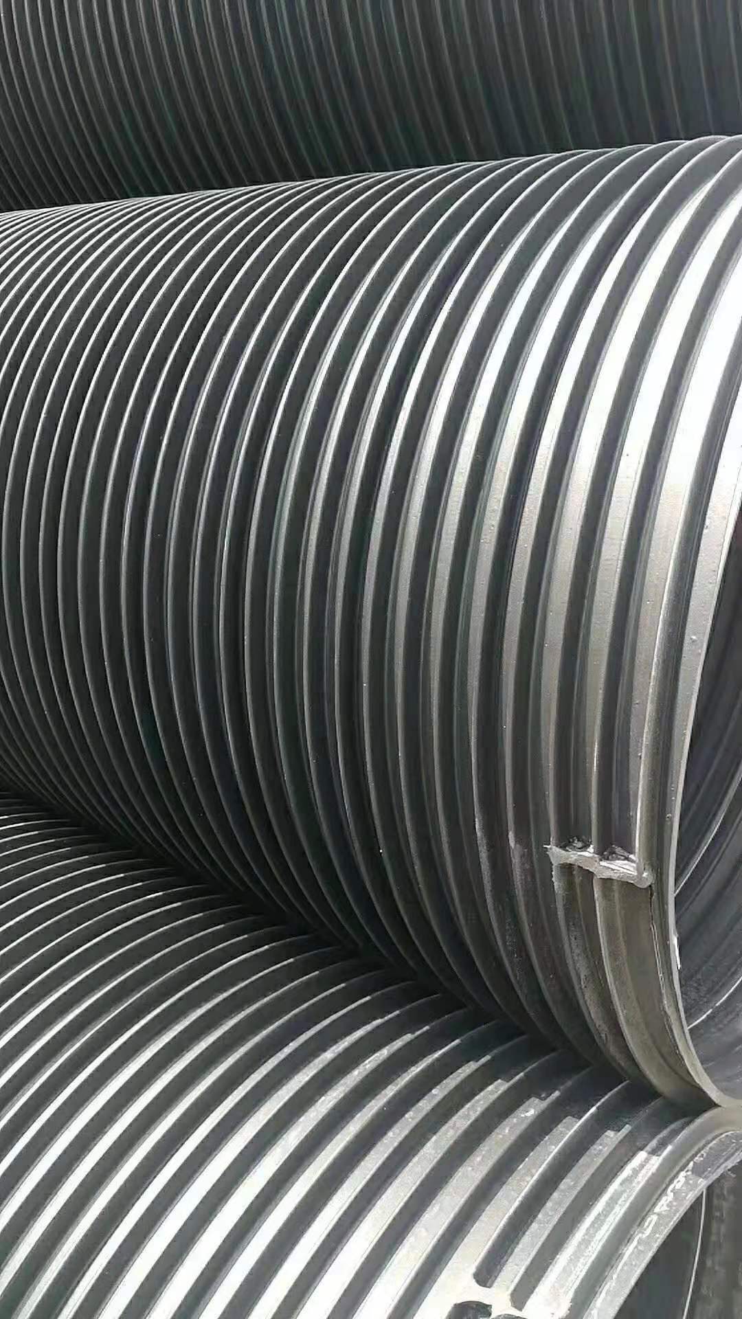 深圳厂家大量hdpe塑钢缠绕排水管中空壁塑钢缠绕管大口径市政管道