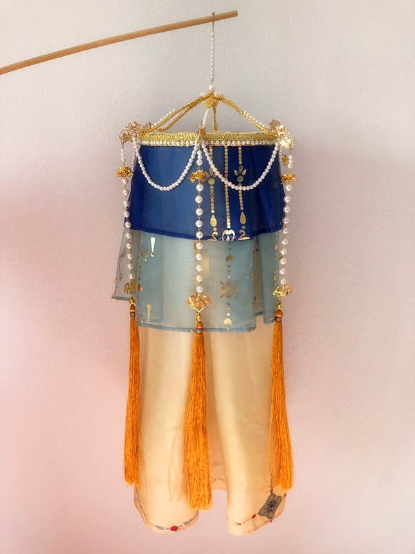 绛纱灯传统复原明制宫灯仿古画古风手提灯笼汉服配饰拍摄道具纱灯