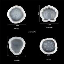 2TCU中秋节荷叶莲藕翻糖硅胶模具 DIY莲蓬月饼模具果冻蜡烛模具