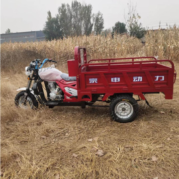 山区载货农用自卸翻斗车 农用代步汽油载重王 汽油摩托三轮车