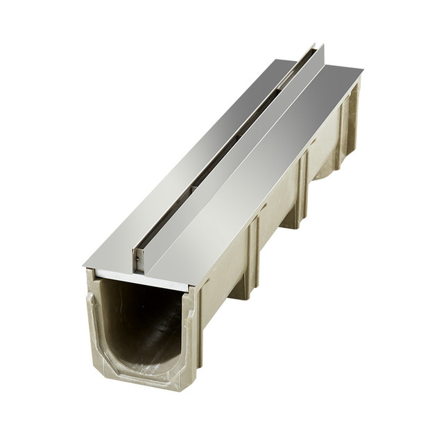 成品树脂排水沟u型槽 不锈钢线性缝隙式排水沟盖板