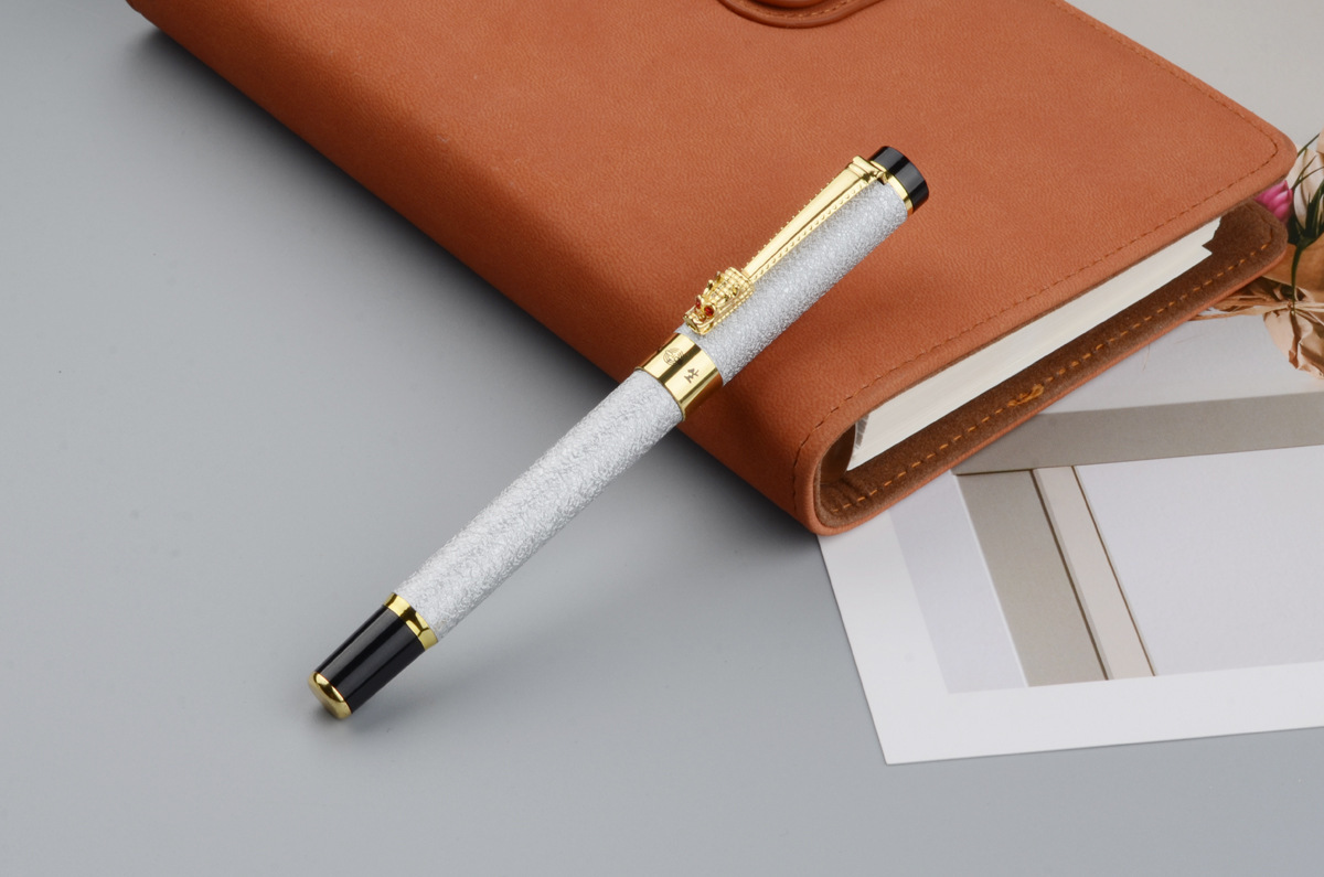 批发永生复古龙头金属钢笔书法美工钢笔纪念礼品笔可logo