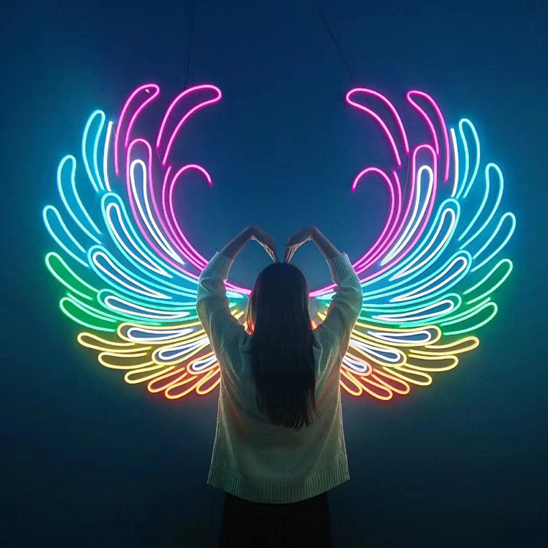 工厂批发led柔性灯带霓虹灯发光字酒吧装饰灯网红墙清吧氛围灯牌