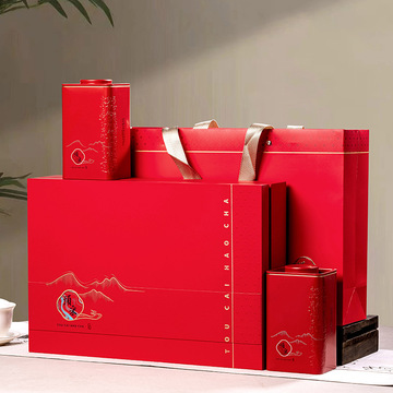 古树红茶包装盒空礼盒通用金骏眉正山小种九曲红茶叶罐半斤一斤装