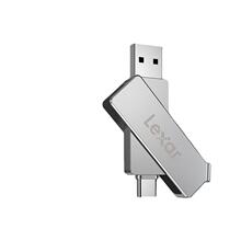 雷克沙（Lexar）D30c 256GU盘 USB 3.1 Type-C双接口闪存盘优盘