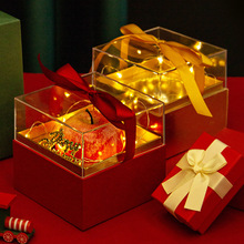 圣诞节平安夜礼物苹果盒礼盒空盒送女朋友男朋友平安果高级包装盒