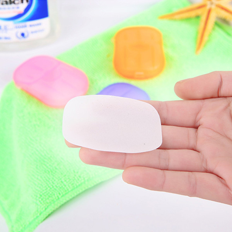 Outdoor Travel Disposable Soap Slice Boxed Soap Sheet