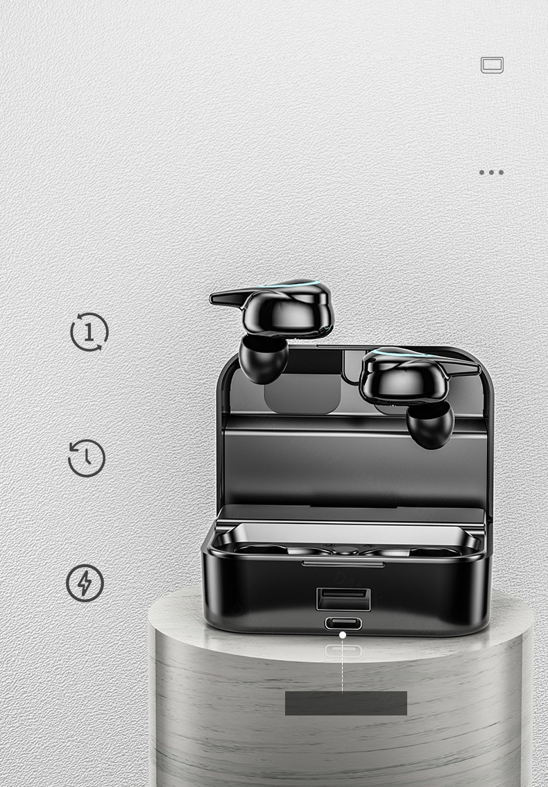 新款m31跨境私模tws蓝牙耳机无线双耳迷你型入耳塞式运动游戏5.