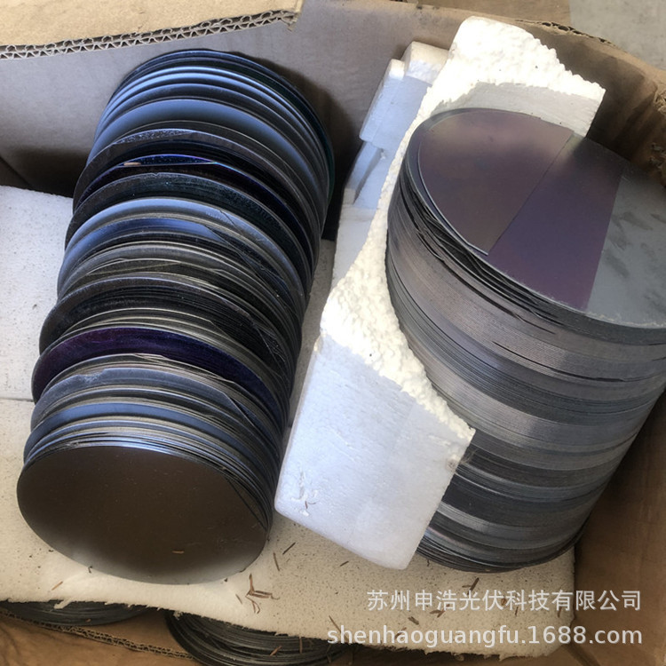回收广西太阳能硅片182高效硅片多晶缺角166金刚线硅片厂家收价格