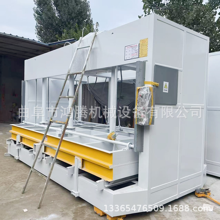 鸿腾 铝板压合液压冷压机 6米长铝蜂窝板复合液压冷压机升降平稳