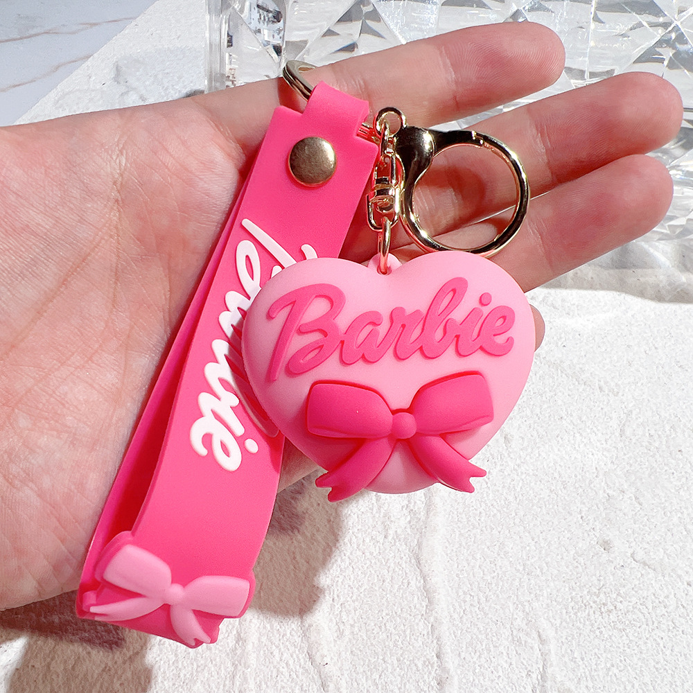 Spot Barbie Keychain Barbie Doll Ornament Girls Bags Pendant Movie Cross-Border New Arrival