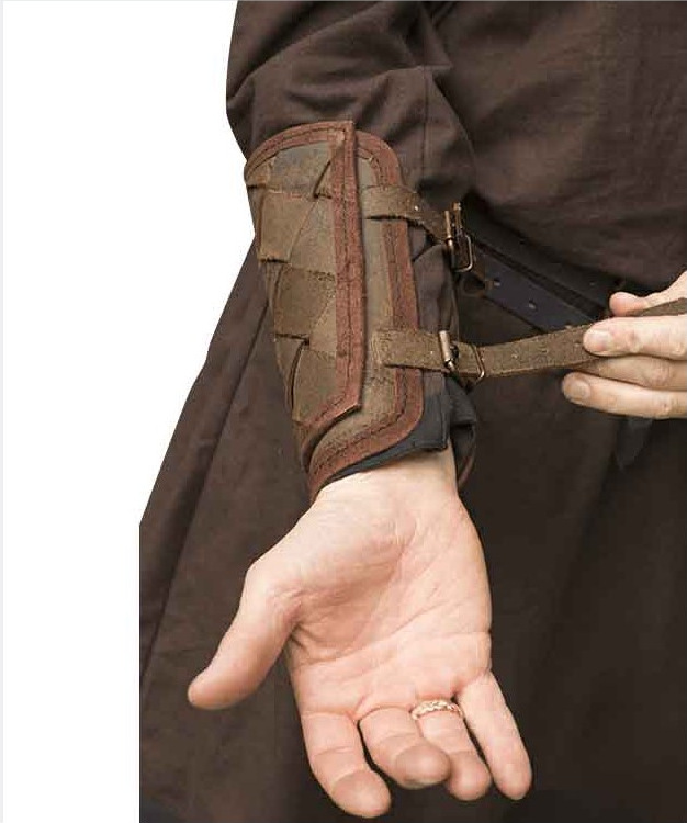 中世纪武士pu编织皮带扣护腕护具舞台剧表演cosplay摄影写真道具