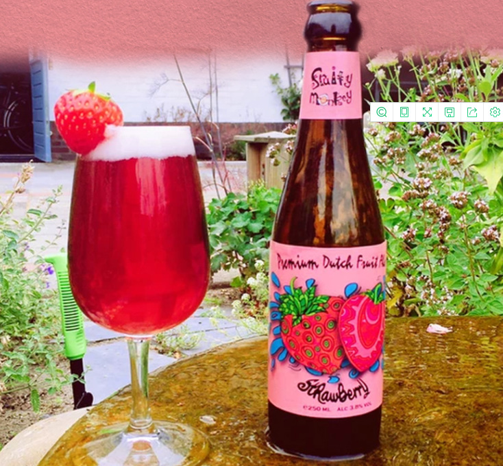 比利时富奇猴草莓精酿啤酒250ml*24瓶